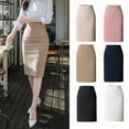 thumbnail image 2 of Women's High-Waisted Pencil Skirt - Professional Slim-Fit Work Skirt for Office Wear, 2 of 13