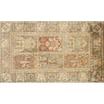 thumbnail image 1 of Ahgly Company Machine Washable Indoor Rectangle Traditional Brown Gold Area Rugs, 8' x 12', 1 of 7