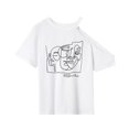 thumbnail image 4 of Camiseta de mujer con cuello redondo, camiseta básica cómoda de moda, camisetas de verano para viaje M, 4 of 10