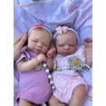 thumbnail image 1 of Muñeca Reborn Zero Pam, realista, gemela, niña y niño, 45 cm, 1 of 9