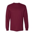 thumbnail image 2 of Gildan - DryBlend 50/50 Long Sleeve T-Shirt - 8400 - Maroon - Size: 2XL, 2 of 3