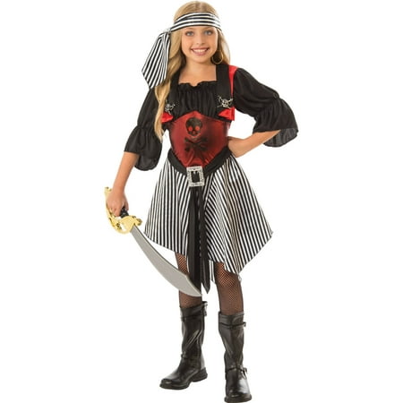 Girls Crimson Pirate Costume