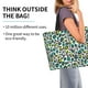 thumbnail image 2 of Balery Green Leopard Bolsa Tote Estilo Estético con Cremalleras, Bolsa de Hombro, Bolsa de Compras Grande y Plegable, 2 of 8