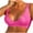 Hot Pink Womens Bras Clearance, variant on OSFVNOXV Yoga Bras for Women Sports Bra Textured Ribbed Knit Top Lightweight Bralette Stretch Breathable Supportive Everyday Bra