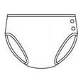 thumbnail image 3 of ImseVimse Reusable Baby Swim Diapers for Girls Pink Sea Life, L 20-26 lbs, 3 of 3