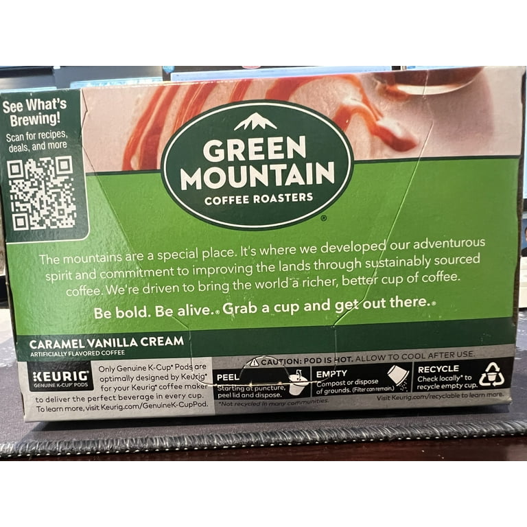 Green Mountain Coffee Roasters Caramel Vanilla Cream, 10 Count