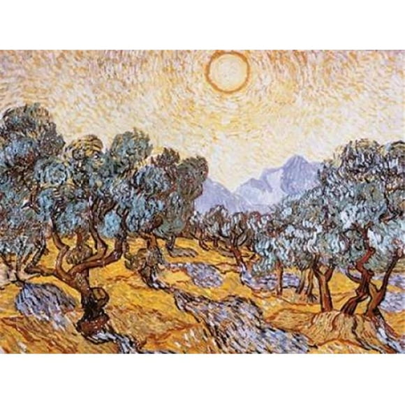 Selected Artworks PDX3VG056SMALL The Olive Trees Poster Print by Vincent Van Gogh&#44; 11 x 14 - Small