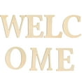 thumbnail image 4 of YSNOOWE Beige English Welcome Letters Lovers Party present 7Pcs 7.86X6.72X0.16in, 4 of 6