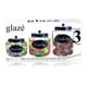 thumbnail image 1 of Set de 3 Canisters de Vidrio Glaze con Tapa y etiqueta para grabar METROPOLE, 1 of 4