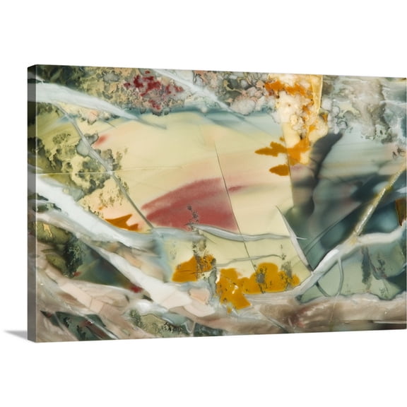 Great BIG Canvas | "Oregon, Owyhee River Valley. Close-up of Morrisonite Jasper stone" Canvas Wall Art - 30x20