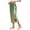 Green, variant on Women's Tear Away Breakaway Capri Pants for Post Surgery Recovery Hip Knee Ankle Replacement Adaptive Magic Tape Wide Leg,Black (XL)