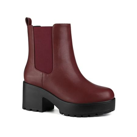 

Allegra K Women s Platform Chunky High Heel Ankle Boots