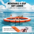 thumbnail image 5 of KFFKFF ø8' Inflatable Floating Water Dock Platform with ø5' Reticulated Pool, 5 of 9