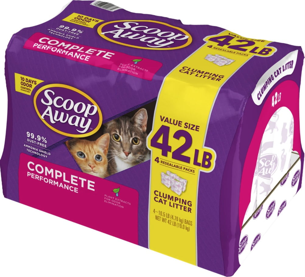 Scoop Away Complete Performance Scoop Litter, 42 Pounds