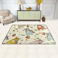 thumbnail image 2 of SKYSONIC Area Rug Carpet Sweet Babies Animals Nursery Rug Floor Mat for Hardwood Floor Entrance Living Room Bedroom, 60x39 in, 2 of 5