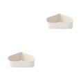 thumbnail image 1 of Youkk Fan-shaped For Vertical Space Utilization No Drilling Required Easy To Install Cream Cream 2Set, 1 of 6