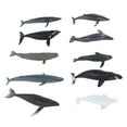 10Pcs Whale Ornament Plastic Modern Delicate Marine Animal Model Home
