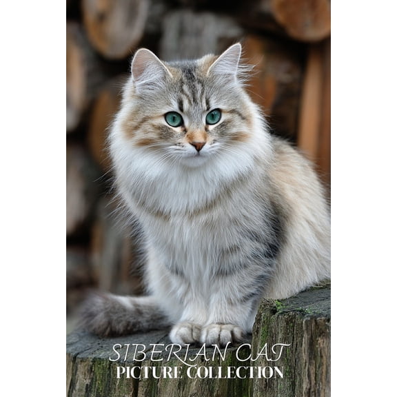 Siberian Cat Photo Collection: Hardy Full-Page Pictures of Siberian Cats and Kittens for All Ages (Calming Pet Books)., (Paperback)