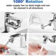 thumbnail image 2 of Aireador de grifo de cocina giratorio de 1080°, aireador de grifo de extensión giratoria con boquilla de 2 modos para rosca de 20/22/24 mm para lavabo, 2 of 5