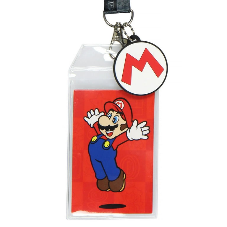 Nintendo Super Mario Lanyard ID Badge Holder Neck Lanyard w
