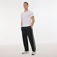thumbnail image 6 of Men's Mesh Athletic Sweatpants with Pockets Open Bottom Gym Active Pants for Running, Training, Workout, 6 of 8