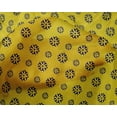 thumbnail image 4 of oneOone Silk Tabby Fabric Floral Block Printed Fabric 1 Yard 42 Inch Wide, 4 of 4