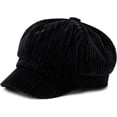 thumbnail image 2 of CoCopeaunts Newsboy Hats for Women Beret Casual Painter Cap Female Solid British Style Autumn Winter Classic Cabbie Hat, 2 of 7