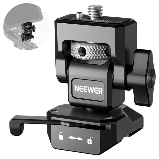 Soporte para cámara y monitor NEEWER QR NATO, pinza para 5 y 7 campos