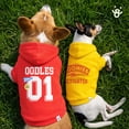 thumbnail image 5 of Oodles Zoomie Activated Fall Dog Hoodie, Yellow, Small, 5 of 9