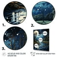 thumbnail image 3 of Designart "Pastoral Sky Celestial Canopy III" Landscape & Nature Floater Framed Wall Art Living Room, 3 of 7