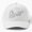 White, variant on Bucky Aiming Baseball Cap, Action Character Graphic Design, Classic Everyday Fan Hat