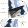 thumbnail image 6 of 6'x9' Area Rugs, Ocean Fish Indoor Outdoor Area Rug for Living Room Bedroom, Watercolor Navy Blue Aqua Stripe Modern Washable Bathroom Rugs Kitchen Floor Carpet Mats Home Decor Aesthetic, 6 of 8