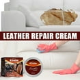 UAEBM Leather Sofa Cleaning Cream and Repair Kit, Quality Leather Care