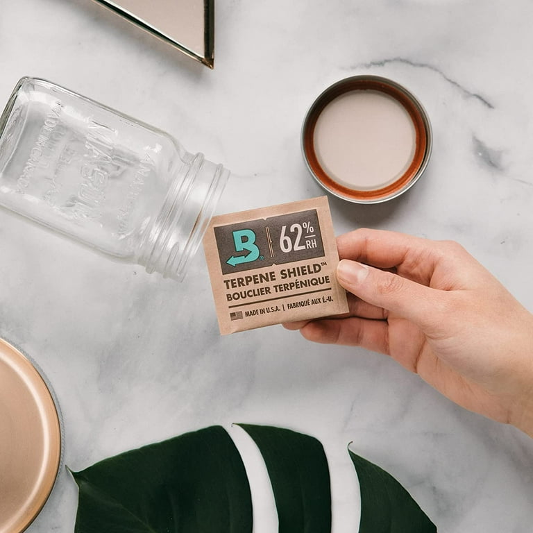 Boveda 62% RH 2-Way Humidity Control | Size 8 Protects Up to 1 Oz | 10-Count