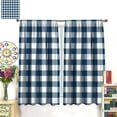 thumbnail image 6 of Green Striped Ombre Kitchen Curtains, Modern Green Moire Geometric 3-Piece Kitchen Curtain Valance and Tiers Set 36 Inch Length, Rod Pocket Half Window Curtains for Cafe Living Room Bathroom, 6 of 6