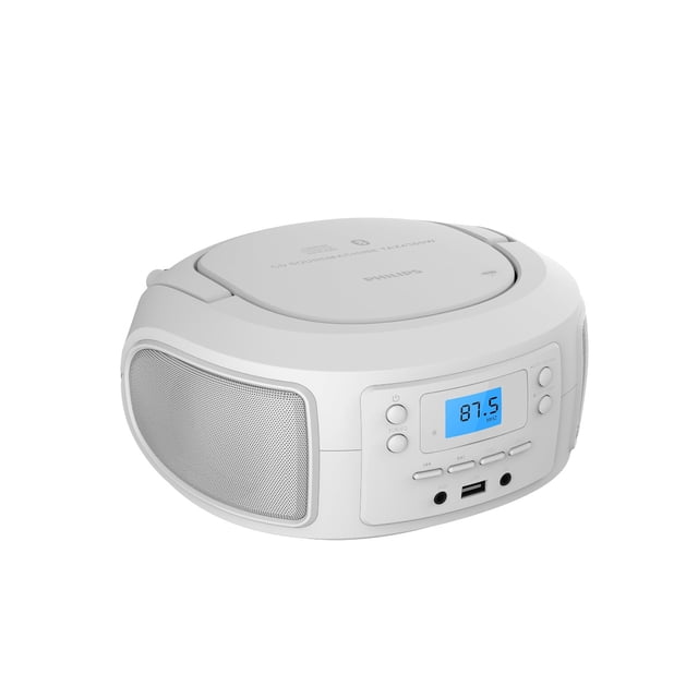 Reproductor de CD Philips portátil con Bluetooth TAZ4300 blanco