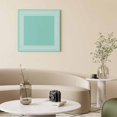 thumbnail image 2 of Wall Art Prints, Bluish Green Greek Key Framed Canvas Prints for Bedroom Living Room Bathroom Office, Geometric Greece Ancient Farmhouse Geo Gallery Wrap Wall Art Poster for Gifts Home Decor 16"x16", 2 of 9