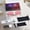 Gold Frame - Pink Lenses, variant on AI smart glasses with ultra long battery life of 120 hours, voice calls, Bluetooth music, voice navigation for travel, anti blue light glasses, UV resistant smart sunglasses