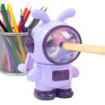 thumbnail image 1 of Taille-crayons, 3 Vitesses Réglables Taille-Crayons de Couleur, Forme de Lapin Spatial Plateau de Rasage Haute Capacité, Taille-Crayons Manuel, 1 of 5