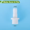 thumbnail image 4 of Conector de espiga de manguera de plástico Unique Bargains 15/32" ID G1/2 macho PP 1 juego, 4 of 7