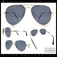 thumbnail image 2 of Womens Oversized Jaguar Jewel Hinge Arm Metal Rim Fashion Sunglasses Gold - Black, 2 of 8