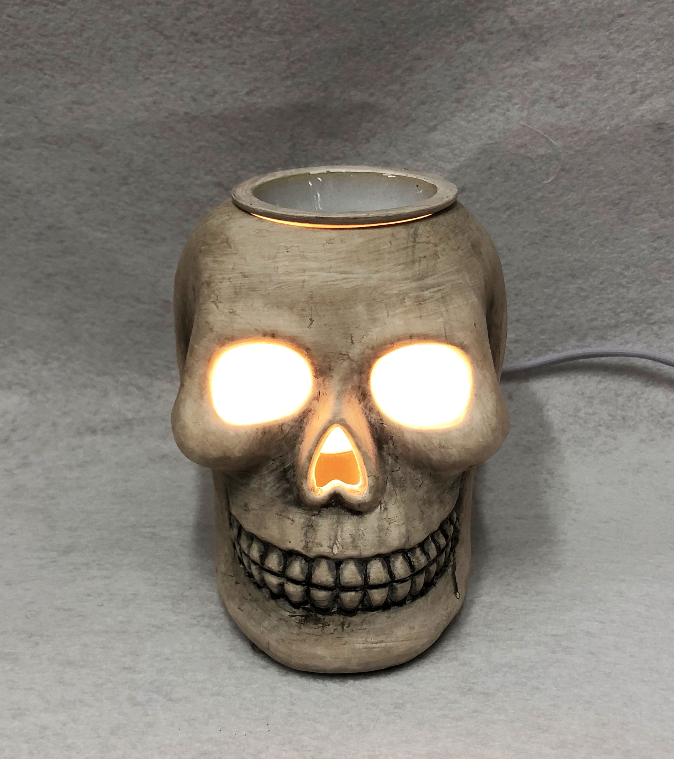 skull electric wax warmer