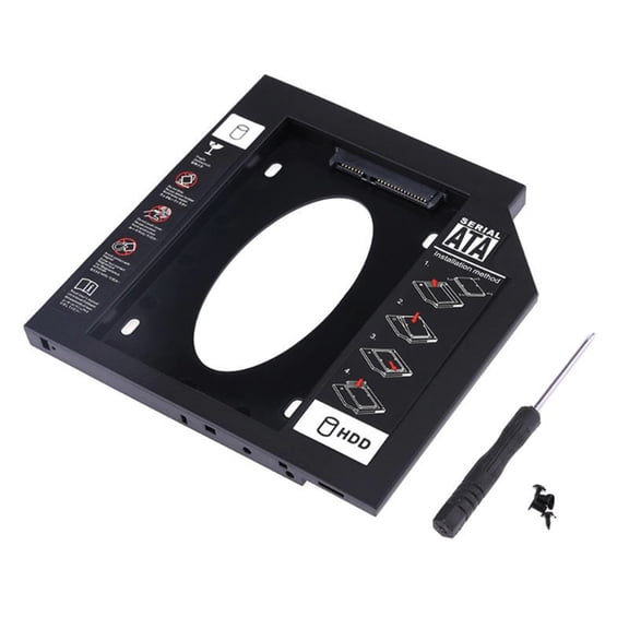 SPRING PARK 9.5/12.7mm 2.5inch SATA Hard Drive SSD Bracket Tray Caddy for Laptop Notebook