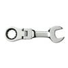 12 Pt Metric Stubby Flex Comb. Ratcheting Wrench