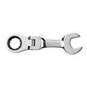 12 Pt Metric Stubby Flex Comb. Ratcheting Wrench