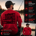 thumbnail image 4 of Wild Bobby RED Friday US Shirt Remember Everyone Deployed Flag Sleeve Print Unisex Men Long Sleeve Shirt, 4 of 8