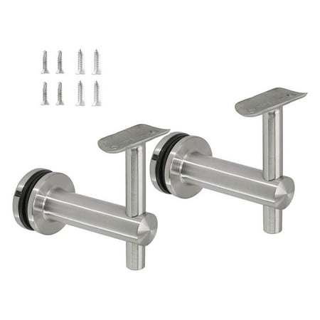 

Stainless Steel 316 Grade Glass Mounted Handrail Bracket for 1-1/2 or 1-5/8 Round Tubing GB-142S ( Finish 2-Pack)