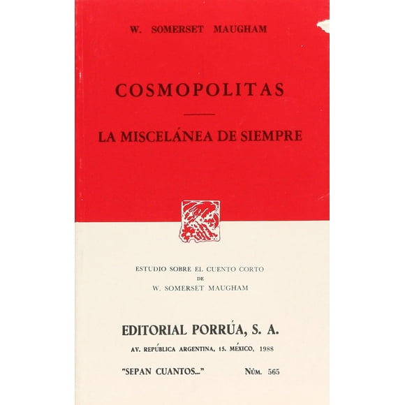 Cosmopolitas · La miscelánea de siempre Editorial Porrúa 9789684522947