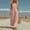Pink, variant on Linen Jumpsuit for Women Playsuits Wide Leg Dressy Pants Overall Ladies Summer Casual Dungarees Romper with Pockets Orange XXL