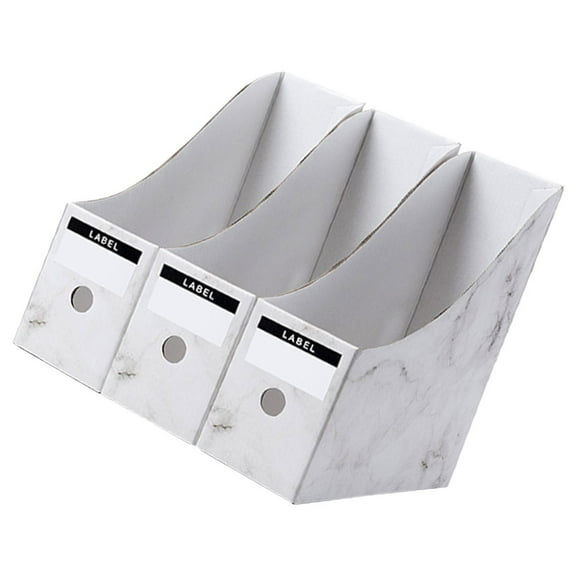 FRCOLOR 1 Set Document Box Bin File Organizer Magazine Desk Storage Box